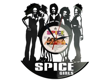 SPICE GIRLS WINYL ZEGAR ŚCIENNY DEKORACYJNY NOWOCZESNY PŁYTA WINYLOWA WINYL NA PREZENT Z0023