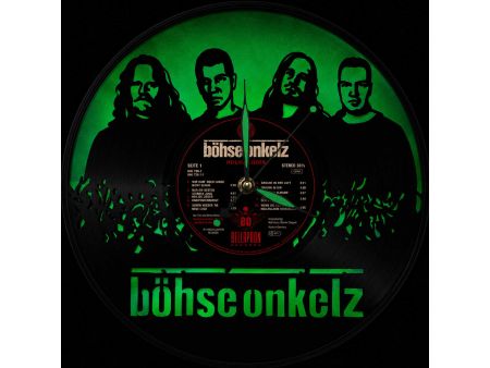 Böhse Onkelz Winyl Zegar Ścienny Płyta Winylowa Nowoczesny Dekoracyjny Na Prezent Urodziny Z0019