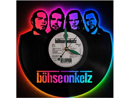 BOHSE ONKELZ WINYL ZEGAR ŚCIENNY PŁYTA WINYLOWA PREZENT UPOMINEK URODZINY DLA NIEJ DLA NIEGO EVEVO EVEVO.PL Z0017