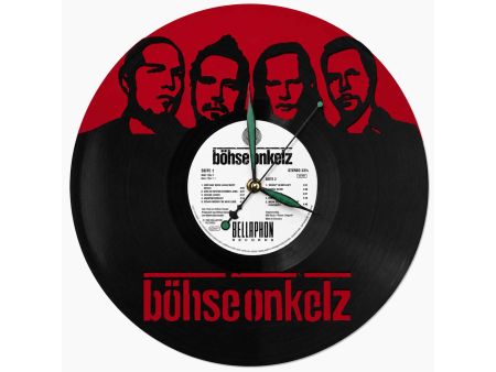 BOHSE ONKELZ WINYL ZEGAR ŚCIENNY PŁYTA WINYLOWA PREZENT UPOMINEK URODZINY DLA NIEJ DLA NIEGO EVEVO EVEVO.PL Z0017
