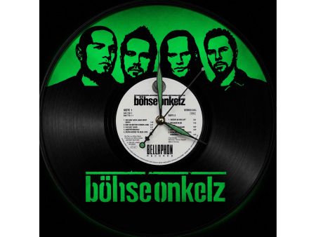 BOHSE ONKELZ WINYL ZEGAR ŚCIENNY PŁYTA WINYLOWA PREZENT UPOMINEK URODZINY DLA NIEJ DLA NIEGO EVEVO EVEVO.PL Z0017