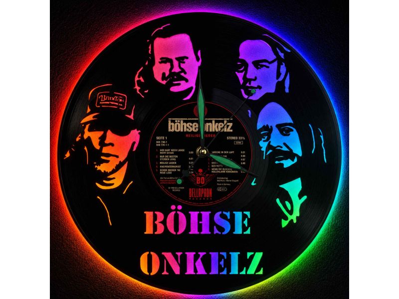 copy of Böhse Onkelz Zegar Ścienny Płyta Winylowa Nowoczesny Dekoracyjny Na Prezent Urodziny