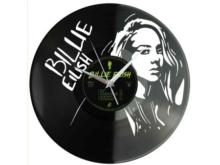 Billie Eilish  Winyl Zegar Ścienny Płyta Winylowa Unikalna Dekoracja Dla Fanów Muzyki Prezent Upominek Gift EVEVO Z0022