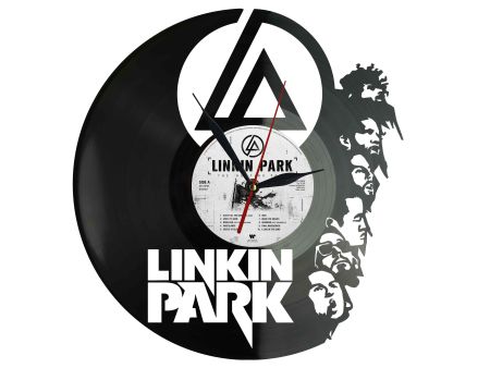 LINKIN PARK WINYL ZEGAR ŚCIENNY DEKORACYJNY NOWOCZESNY PŁYTA WINYLOWA WINYL NA PREZENT EVEVO EVEVO.PL Z0024