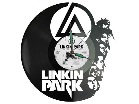 LINKIN PARK ZEGAR ŚCIENNY DEKORACYJNY NOWOCZESNY PŁYTA WINYLOWA WINYL NA PREZENT EVEVO EVEVO.PL W1040