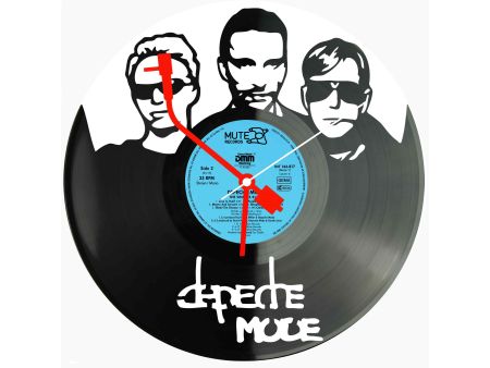 Depeche Mode Winyl Zegar Ścienny Płyta Winylowa Unikalna Dekoracja Dla Fanów Muzyki Prezent Upominek Gift EVEVO Z0033
