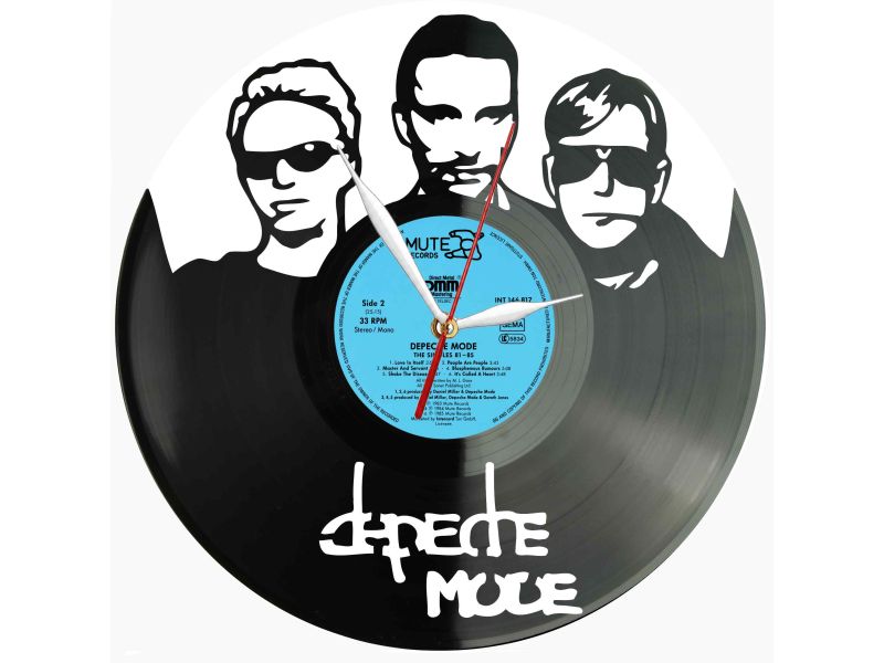 Depeche Mode Winyl Zegar Ścienny Płyta Winylowa Unikalna Dekoracja Dla Fanów Muzyki Prezent Upominek Gift EVEVO Z0033