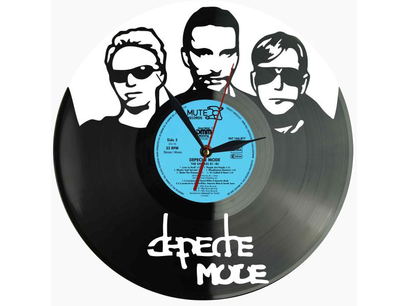 Depeche Mode Winyl Zegar Ścienny Płyta Winylowa Unikalna Dekoracja Dla Fanów Muzyki Prezent Upominek Gift EVEVO Z0033