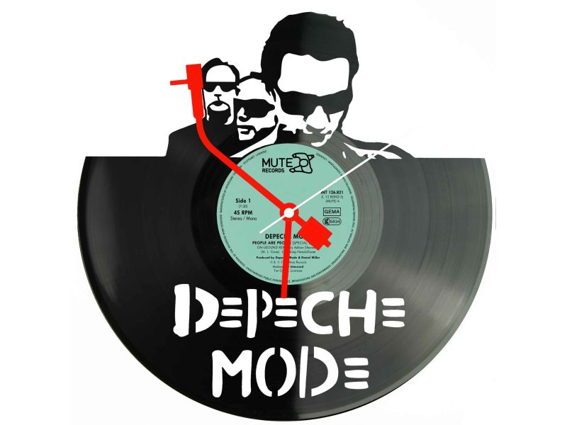 Depeche Mode Winyl Zegar Ścienny Płyta Winylowa Unikalna Dekoracja Dla Fanów Muzyki Prezent Upominek Gift EVEVO Z0034