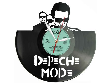 Depeche Mode Winyl Zegar Ścienny Płyta Winylowa Unikalna Dekoracja Dla Fanów Muzyki Prezent Upominek Gift EVEVO Z0034