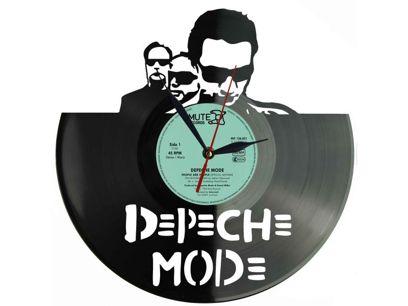Depeche Mode Winyl Zegar Ścienny Płyta Winylowa Unikalna Dekoracja Dla Fanów Muzyki Prezent Upominek Gift EVEVO Z0034