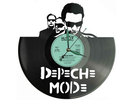Depeche Mode Winyl Zegar Ścienny Płyta Winylowa Unikalna Dekoracja Dla Fanów Muzyki Prezent Upominek Gift EVEVO Z0034