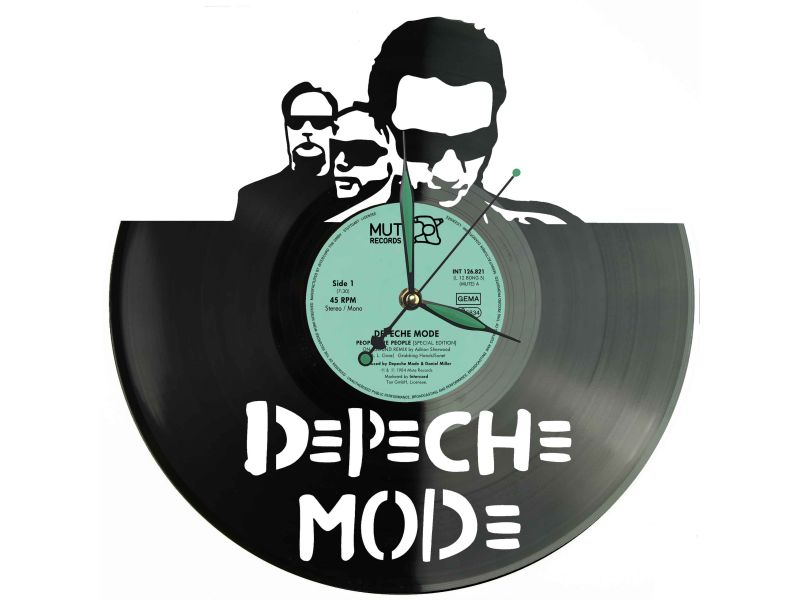 Depeche Mode Winyl Zegar Ścienny Płyta Winylowa Unikalna Dekoracja Dla Fanów Muzyki Prezent Upominek Gift EVEVO Z0034