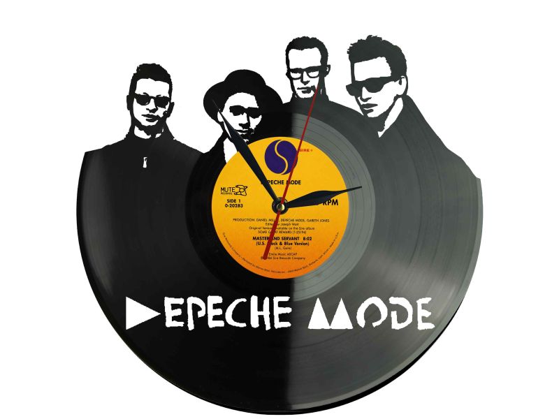 Depeche Mode Winyl Zegar Ścienny Płyta Winylowa Unikalna Dekoracja Dla Fanów Muzyki Prezent Upominek Gift EVEVO Z0035