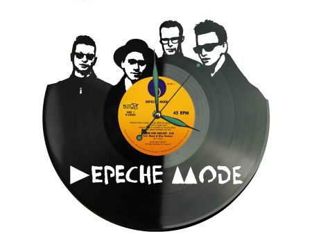 Depeche Mode Winyl Zegar Ścienny Płyta Winylowa Unikalna Dekoracja Dla Fanów Muzyki Prezent Upominek Gift EVEVO Z0035