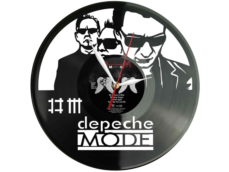 Depeche Mode Winyl Zegar Ścienny Płyta Winylowa Unikalna Dekoracja Dla Fanów Muzyki Prezent Upominek Gift EVEVO Z0036
