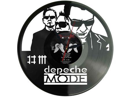 Depeche Mode Winyl Zegar Ścienny Płyta Winylowa Unikalna Dekoracja Dla Fanów Muzyki Prezent Upominek Gift EVEVO Z0036