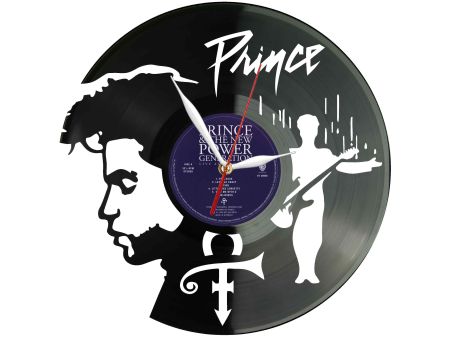 Prince of Pop Winyl Zegar Ścienny Płyta Winylowa Unikalna Dekoracja Dla Fanów Muzyki Prezent Upominek Gift EVEVO Z0046