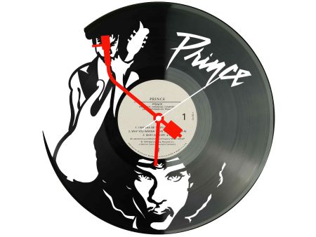 Prince of Pop Winyl Zegar Ścienny Płyta Winylowa Unikalna Dekoracja Dla Fanów Muzyki Prezent Upominek Gift EVEVO Z0047