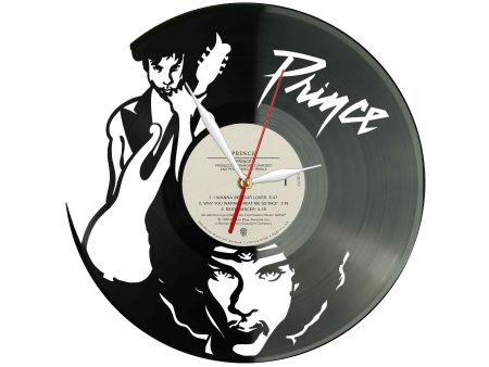 Prince of Pop Winyl Zegar Ścienny Płyta Winylowa Unikalna Dekoracja Dla Fanów Muzyki Prezent Upominek Gift EVEVO Z0047