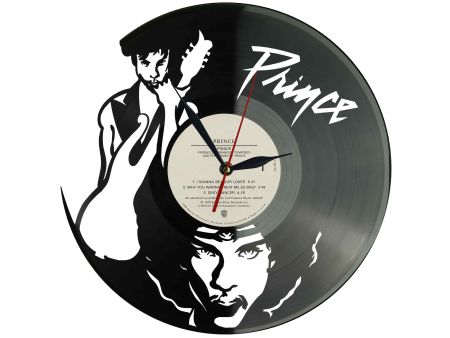 Prince of Pop Winyl Zegar Ścienny Płyta Winylowa Unikalna Dekoracja Dla Fanów Muzyki Prezent Upominek Gift EVEVO Z0047