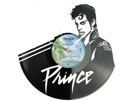 Prince of Pop Winyl Zegar Ścienny Płyta Winylowa Unikalna Dekoracja Dla Fanów Muzyki Prezent Upominek Gift EVEVO Z0048