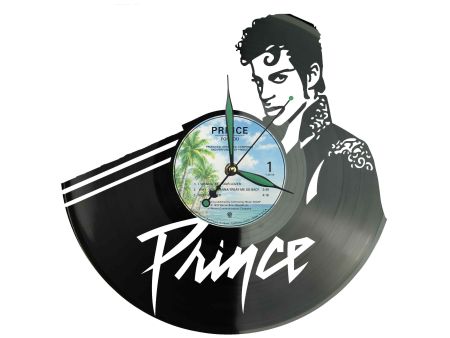 Prince of Pop Winyl Zegar Ścienny Płyta Winylowa Unikalna Dekoracja Dla Fanów Muzyki Prezent Upominek Gift EVEVO Z0048