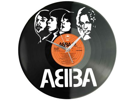 ABBA Winyl Zegar Ścienny Płyta Winylowa Unikalna Dekoracja Dla Fanów Muzyki Prezent Upominek Gift EVEVO Z0053