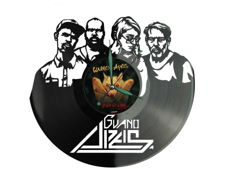 Guano Apes Winyl Zegar Ścienny Płyta Winylowa Unikalna Dekoracja Dla Fanów Muzyki Prezent Upominek Gift EVEVO Z0055
