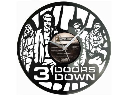 3 Doors Down Winyl Zegar Ścienny Płyta Winylowa Unikalna Dekoracja Dla Fanów Muzyki Prezent Upominek Gift EVEVO Z0056
