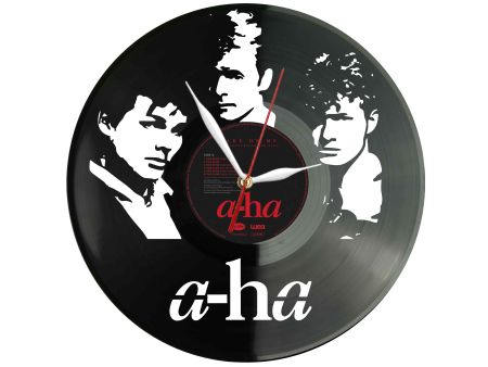 a-ha Winyl Zegar Ścienny Płyta Winylowa Unikalna Dekoracja Dla Fanów Muzyki Prezent Upominek Gift EVEVO Z0058
