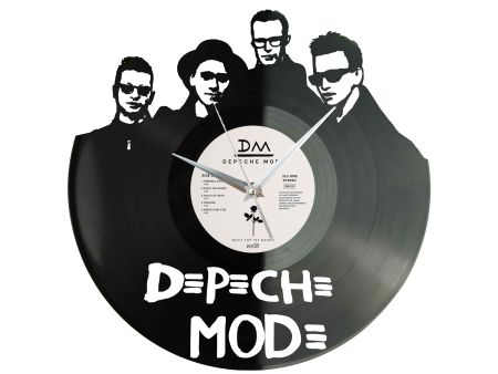 Depeche Mode Winyl Zegar Ścienny Płyta Winylowa Unikalna Dekoracja Dla Fanów Muzyki Prezent Upominek Gift EVEVO Z0065