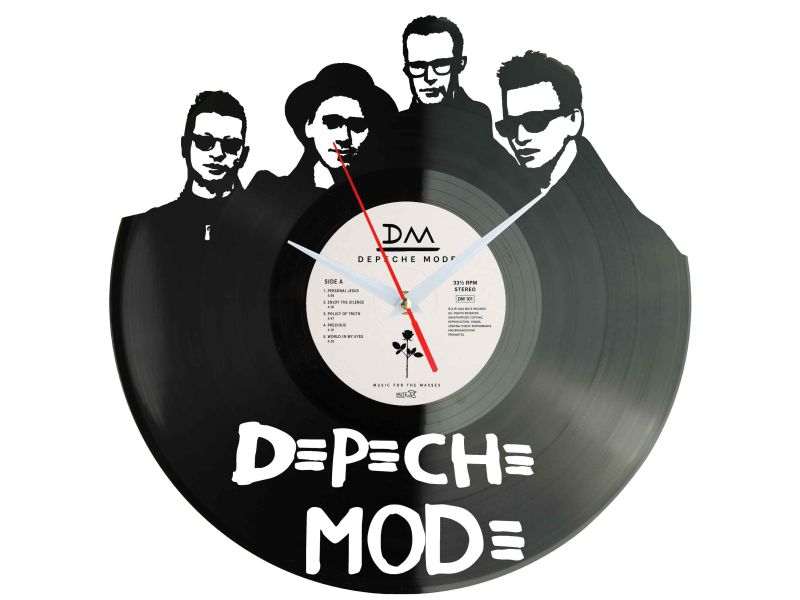 Depeche Mode Winyl Zegar Ścienny Płyta Winylowa Unikalna Dekoracja Dla Fanów Muzyki Prezent Upominek Gift EVEVO Z0065