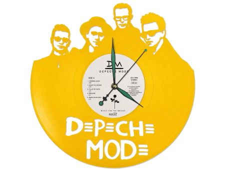 Depeche Mode Winyl Zegar Ścienny Płyta Winylowa Unikalna Dekoracja Dla Fanów Muzyki Prezent Upominek Gift EVEVO Z0065