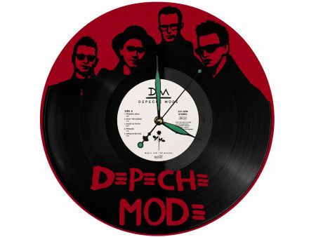 Depeche Mode Winyl Zegar Ścienny Płyta Winylowa Unikalna Dekoracja Dla Fanów Muzyki Prezent Upominek Gift EVEVO Z0065