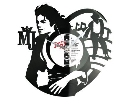 Michael Jackson Winyl Zegar Ścienny Płyta Winylowa Unikalna Dekoracja Dla Fanów Muzyki Prezent Upominek Gift EVEVO Z0067