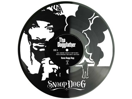 Snoop Dogg Winyl Zegar Ścienny Płyta Winylowa Unikalna Dekoracja Dla Fanów Muzyki Prezent Upominek Gift EVEVO Z0068