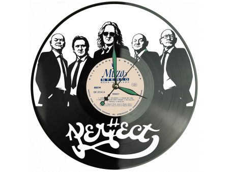 Perfect Winyl Zegar Ścienny Płyta Winylowa Unikalna Dekoracja Dla Fanów Muzyki Prezent Upominek Gift EVEVO Z0071