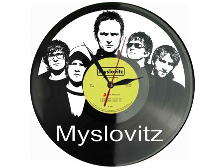 Myslovitz Winyl Zegar Ścienny Płyta Winylowa Unikalna Dekoracja Dla Fanów Muzyki Prezent Upominek Gift EVEVO Z0078