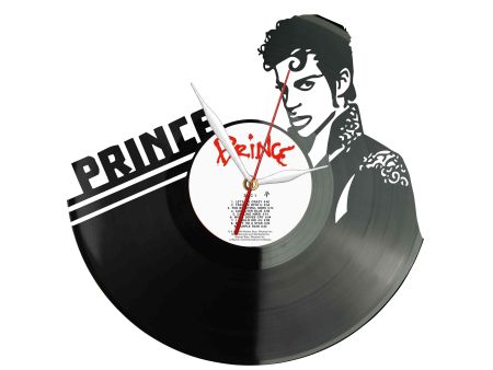 Prince Winyl Zegar Ścienny Płyta Winylowa Unikalna Dekoracja Dla Fanów Muzyki Prezent Upominek Gift EVEVO Z0080