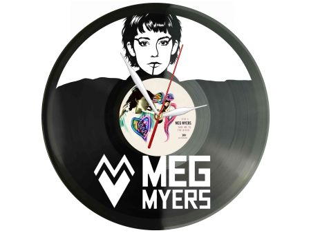 Meg Myers Winyl Zegar Ścienny Płyta Winylowa Unikalna Dekoracja Dla Fanów Muzyki Prezent Upominek Gift EVEVO Z0081