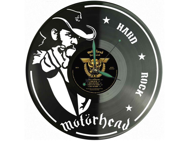 Motorhead Winyl Zegar Ścienny Płyta Winylowa Unikalna Dekoracja Dla Fanów Muzyki Prezent Upominek Gift EVEVO Z0083