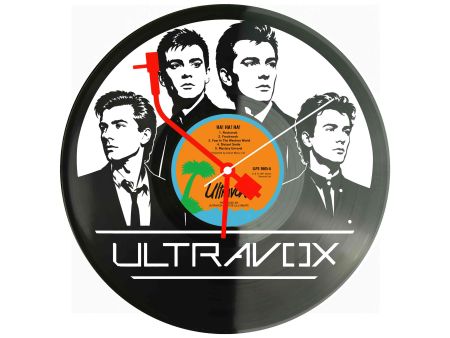 Ultravox Winyl Zegar Ścienny Płyta Winylowa Unikalna Dekoracja Dla Fanów Muzyki Prezent Upominek Gift EVEVO Z0099
