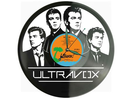 Ultravox Winyl Zegar Ścienny Płyta Winylowa Unikalna Dekoracja Dla Fanów Muzyki Prezent Upominek Gift EVEVO Z0099