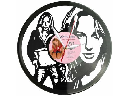 Britney Spears Winyl Zegar Ścienny Płyta Winylowa Unikalna Dekoracja Dla Fanów Muzyki Prezent Upominek Gift EVEVO Z0103