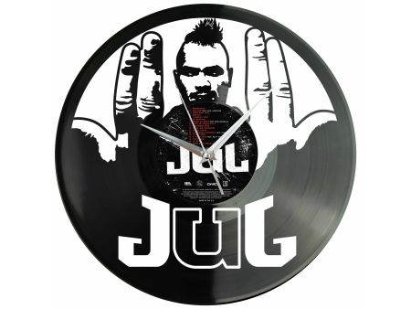 JUL Winyl Zegar Ścienny Płyta Winylowa Unikalna Dekoracja Dla Fanów Muzyki Prezent Upominek Gift EVEVO Z0108