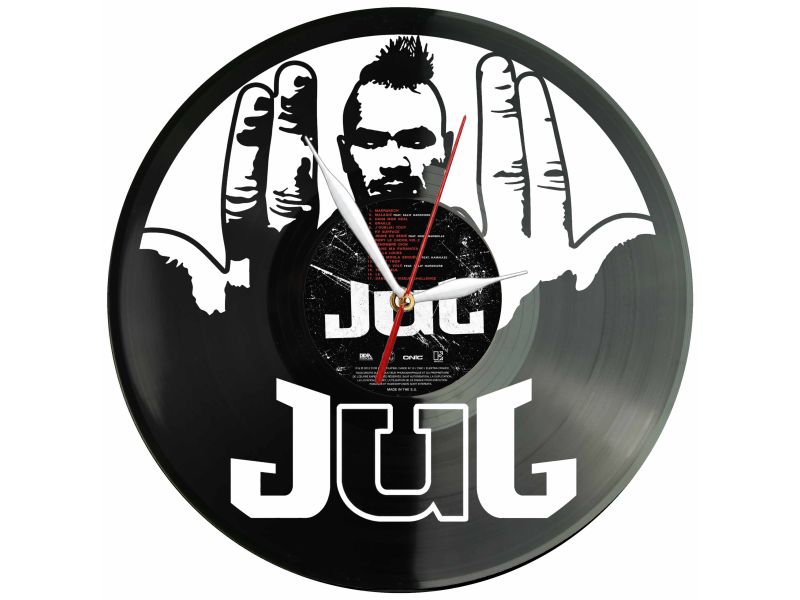 JUL Winyl Zegar Ścienny Płyta Winylowa Unikalna Dekoracja Dla Fanów Muzyki Prezent Upominek Gift EVEVO Z0108