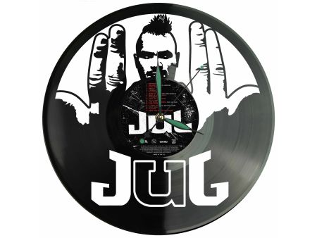 JUL Winyl Zegar Ścienny Płyta Winylowa Unikalna Dekoracja Dla Fanów Muzyki Prezent Upominek Gift EVEVO Z0108