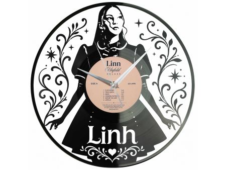 Linh Winyl Zegar Ścienny Płyta Winylowa Unikalna Dekoracja Dla Fanów Muzyki Prezent Upominek Gift EVEVO Z0112