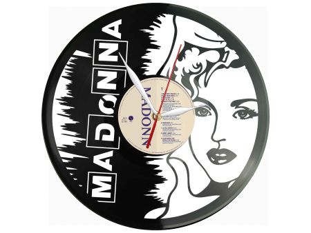 Madonna Winyl Zegar Ścienny Płyta Winylowa Unikalna Dekoracja Dla Fanów Muzyki Prezent Upominek Gift EVEVO Z0113
